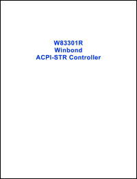 Click here to download W83301R Datasheet