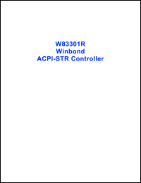 Click here to download W83301 Datasheet