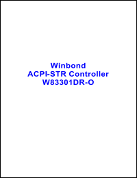Click here to download W83301DR-O Datasheet