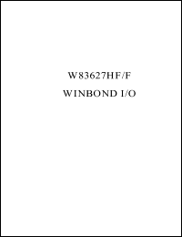 Click here to download W83627F Datasheet