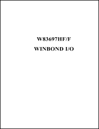 Click here to download W83697F Datasheet