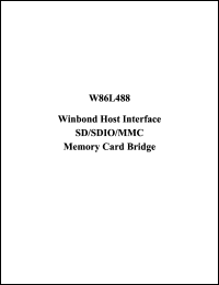 Click here to download W86L488 Datasheet