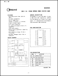Click here to download W24256AJ20 Datasheet