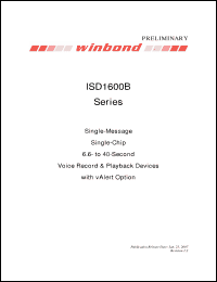 Click here to download ISD1612BX01 Datasheet
