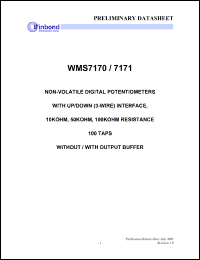 Click here to download WMS7171100S Datasheet