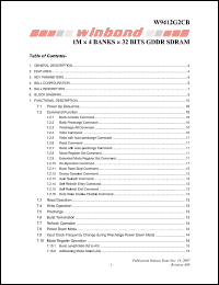 Click here to download W9412G2CB Datasheet