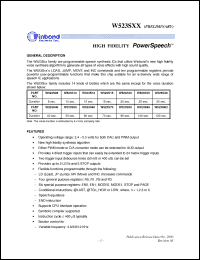 Click here to download W523S50 Datasheet