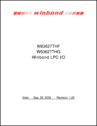 Click here to download W83627THF_06 Datasheet