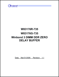 Click here to download W83176G-735 Datasheet