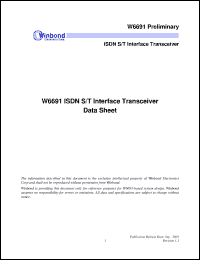 Click here to download W6691 Datasheet