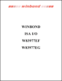 Click here to download W83977EG Datasheet