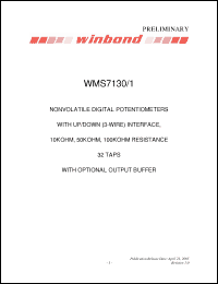 Click here to download WMS7130 Datasheet