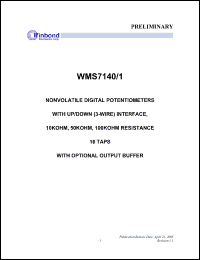 Click here to download WMS7140050M Datasheet