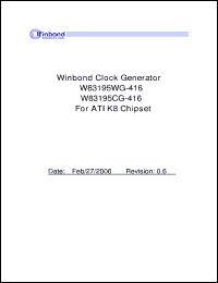 Click here to download W83195CG-416 Datasheet