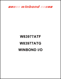 Click here to download W83977ATG-AW Datasheet