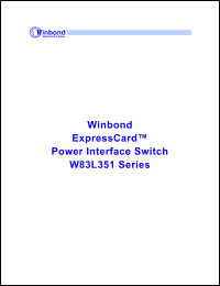Click here to download W83L351YCG Datasheet