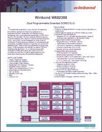 Click here to download W682388DG Datasheet