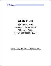 Click here to download W83176G-400 Datasheet