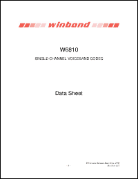 Click here to download W6810_06 Datasheet