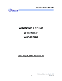 Click here to download W83697UG Datasheet