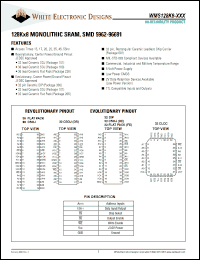 Click here to download WMS128K8L-55DEMA Datasheet