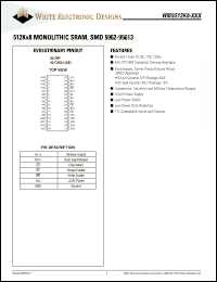 Click here to download WMS512K8L-70DECE Datasheet