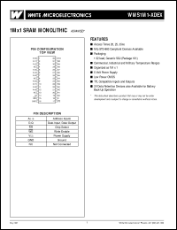 Click here to download WMS1M1-20 Datasheet