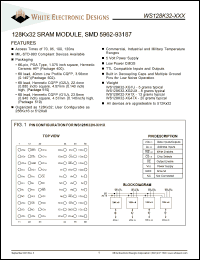 Click here to download WS128K32N-120H1MA Datasheet