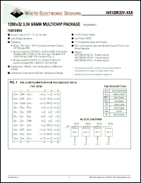 Click here to download WS128K32NV-15H1CA Datasheet
