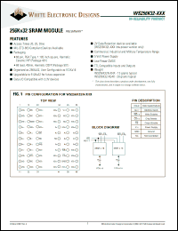 Click here to download WS256K32L-20HCA Datasheet