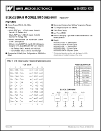 Click here to download WS512K32F-120HCEA Datasheet