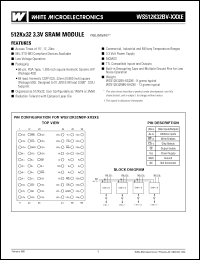 Click here to download WS512K32NBV-20H2ME Datasheet