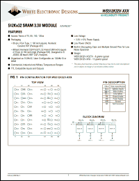 Click here to download WS512K32NV-100G2TC Datasheet
