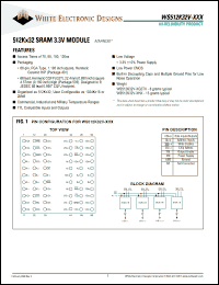 Click here to download WS512K32NV-85HC Datasheet