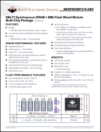 Click here to download WEDPNF8M721V-1010BM Datasheet