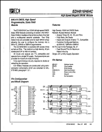 Click here to download EDH816H64C Datasheet