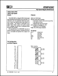 Click here to download EDI8F4258C Datasheet