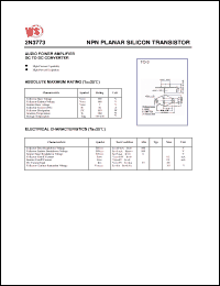 Click here to download 2N3773 Datasheet