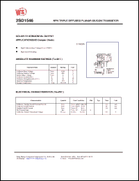 Click here to download 2SD1546 Datasheet