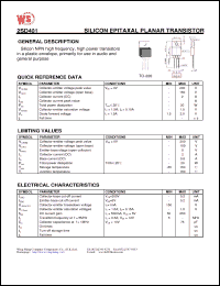 Click here to download 2SD401 Datasheet