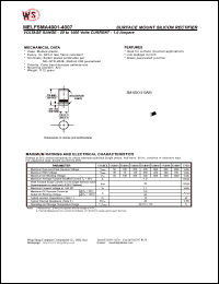 Click here to download MELFSMA4007 Datasheet