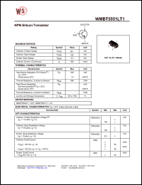 Click here to download WMBT5551LT1 Datasheet
