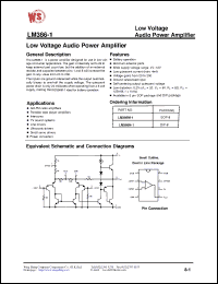 Click here to download LM386-1 Datasheet