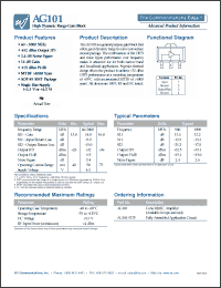 Click here to download AG101 Datasheet