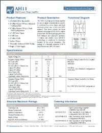 Click here to download AH11PP900-PCB Datasheet