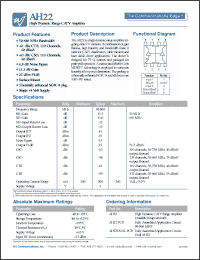 Click here to download AH22 Datasheet