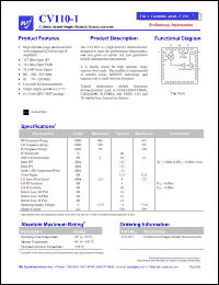 Click here to download CV110-1 Datasheet
