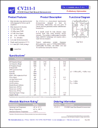 Click here to download CV211-1 Datasheet
