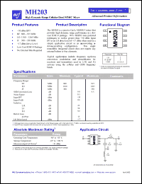 Click here to download MH203 Datasheet