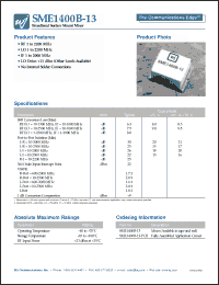 Click here to download SME1400B-13 Datasheet